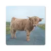 MuchoWow® Mauspad Mousepad Scottish Highlander - Straße - Produktbild-Vorschau 1