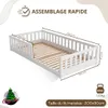 Crazy Pine Lit d'enfant 90x200 cm - Lit de sol Montessori Voir les images du produit 3