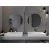 Mexen Loft lustro łazienkowe okragłe 70 cm, rama inox - Podgląd zdjęcia produktu 4