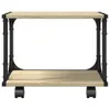 vidaXL Stojak na drukarkę 2 półki dąb sonoma 41x28x33,5 cm Podgląd zdjęcia produktu 7