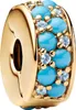 Charm PANDORA Stopper da donna, placcato oro, Moments Anteprima dell’immagine prodotto 8