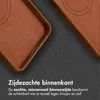 Accezz Vintage Leather Magsafe Backcover voor de Samsung Podgląd zdjęcia produktu 6