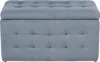 A rectangular ottoman with tufted upholstery. Náhled obrázku produktu