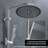 Duschset Edelstahl Regendusche 20 cm Duschsystem ohne Produktbild-Vorschau 5