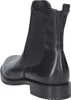 A black leather Chelsea boot is shown from the back. Voir les images du produit