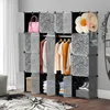 Aopunly DIY Armoire à vêtements Système d'étagères à Voir les images du produit 6