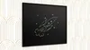 Lavagna nera da gesso 100x80 cm con cornice nero in legno Anteprima dell’immagine prodotto 7