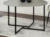 Kulatý jídelní stůl 120 KEON - černý / beton Náhled obrázku produktu 7