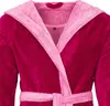 Vossen Kapuzenbademantel Poppy Farbe cranberry Größe 42/48 Produktbild-Vorschau 4