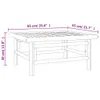5-tlg. Garten-Lounge-Set mit Kissen Taupe Bambus Produktbild-Vorschau 9