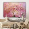 Leinwand Bilder 120x80 cm - Lebensbaum - Rosa - Gold - Produktbild-Vorschau 7