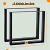 2er Set Tischgestell 80x72 cm Tischbeine Tischkufen schwarz Produktbild-Vorschau 13