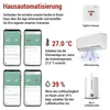 GoSmart Digitales Thermometer mit Hygrometer, Funk-Sensor, ZigBee EGS0102 Voir les images du produit