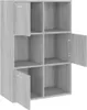 vidaXL Úložná skříňka Grey Sonoma 60x29,5x90 cm Náhled obrázku produktu 6