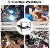 COSTWAY Mobiler Schweißtisch 92x46 cm, Schweißwerkbank mit Produktbild-Vorschau 8