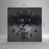 Wanduhr - Quadrat - Glasuhr - Quinoa Frau Gesicht - 30x30cm Produktbild-Vorschau 3