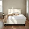 Polsterbett LAVORO Einzelbett 90x200, cremeweiß - Bett mit Produktbild-Vorschau 7