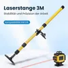 Laser-Stativ Teleskopstange 300 cm mit 360° Drehhalterung – Produktbild-Vorschau 3