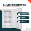 homeX Gefrierschrank, Tiefkühlschrank klein - 60L Produktbild-Vorschau 3