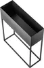 KADAX Ampio portafiori con vaso 60x70 cm, acciaio, nero Anteprima dell’immagine prodotto 6