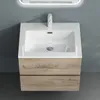 doporro Badmöbel-set Waschbecken-Unterschrank Badezimmer Produktbild-Vorschau 2