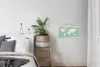 MuchoWow® Textilposter Weltkarte - Blau - Atlas 60x30 cm Produktbild-Vorschau 3