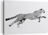 Bild auf Leinwand - Leinwandbild - Gepard Tier Dots - Produktbild-Vorschau 1