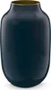 Pip Studio Vase Metal Oval Farbe Mid Blue Größe 30cm Produktbild-Vorschau 1