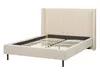 BELIANI Polsterbett Hellbeige Bouclé mit Lattenrost 140 x Produktbild-Vorschau 6