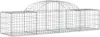 vidaXL Gabion s vysokým obloukem 200x50x40/60 cm Náhled obrázku produktu 1