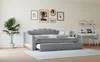Sweiko Gepolstertes 140 x 200 cm Tagesbett mit LED-Gürtel Produktbild-Vorschau 17