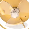 DeckenventilaTor Gold 46,5 cm inkl  LED mit Fernbedienung Produktbild-Vorschau 2