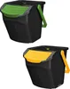 Two black trash bins with different colored lids (green and yellow) are shown against a white background. Náhľad obrázku produktu