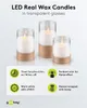 Goobay LED Echtwachs Kerzen im Glas 3er Set IP20 weiß Produktbild-Vorschau 10
