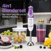 Heinner HB-600UV, Dompelmixer, 1 liter, 600 watt, paars Productafbeelding-voorbeeld 2