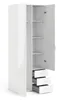 10628 Armoire SPACE Armoire à portes blanc brillant Voir les images du produit 14