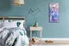 Wandbild Leinwand Bilder Wanduhr 30x60 Gemälde Abstrakte Produktbild-Vorschau 4
