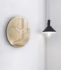 Silent Glass Wanduhr Abstraktes Licht Rund Durchmesser 30 Produktbild-Vorschau 3