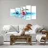 Bild auf Leinwand - Leinwandbild - Wasser Fische Möwe Produktbild-Vorschau 6