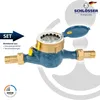 Hauswasserzähler Baulänge 190 mm, inkl Verschraubungen 1 Produktbild-Vorschau 2