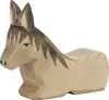Ostheimer Holzfigur Esel II, liegend, handgefertigt, 9 cm Produktbild-Vorschau 1