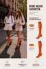 Damen Kniestrümpfe Einfarbig Natur Papaya Größe 39-42 Produktbild-Vorschau 5