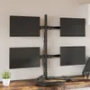 vidaXL Supporto per monitor in acciaio nero VESA 75/100 mm Anteprima dell’immagine prodotto 2