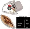YISUOHOOM Handtasche Damen Mittelgroß Umhängetasche Grau, Produktbild-Vorschau 4