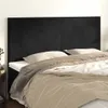 vidaXL Kopfteile 4 Stk. Schwarz 80x5x78/88 cm Samt -  Kopf- Produktbild-Vorschau 10