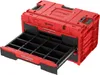 QBrick QBRICK ONE tool box with 3 drawers 2.0 RED Náhled obrázku produktu 3