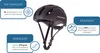 Rucanor City Flow Fahrradhelm E-Bike Verstellbar Schwarz Produktbild-Vorschau 3