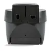 A black motion detector with a twilight sensor is shown from the front against a white background. Produktbild-Vorschau