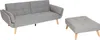 Schlafsofa HWC-K18 mit Ottomane, Couch Sofa Gästebett, Produktbild-Vorschau 4