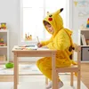 Onesie Kigurumi Pigiama Pokemon Pikachu Travestimento Anteprima dell’immagine prodotto 5